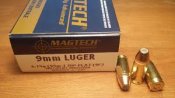 Magtech 9mm Luger 95gr Flat 9F
